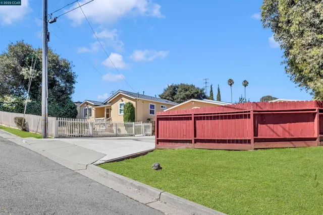 a front view of a house with a garage