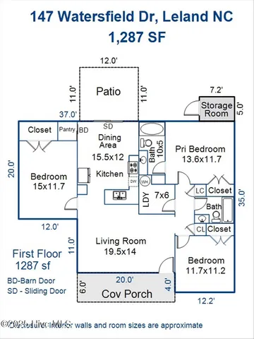 $312,000 | 147 Watersfield Road, Leland, NC 28451