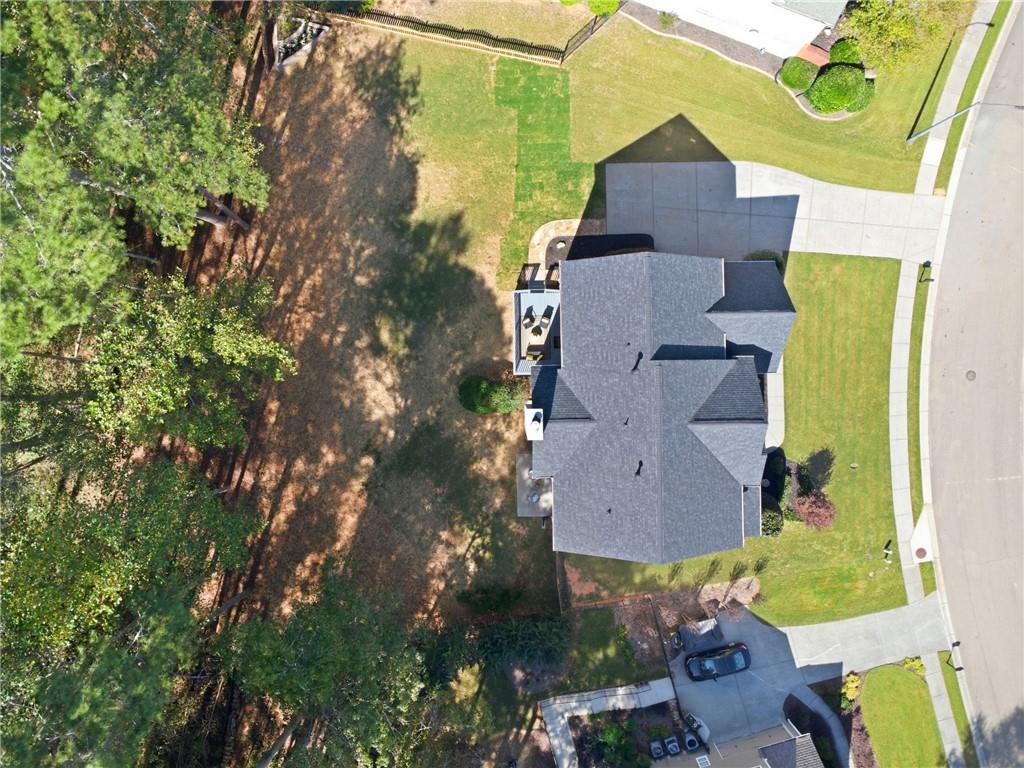 304 Meadowcrest Circle Canton, GA 30115 - Photo 42 of 50 an aerial view of a house with a yard and trees