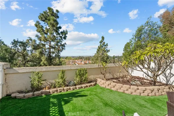 a view of a lake with a big yard