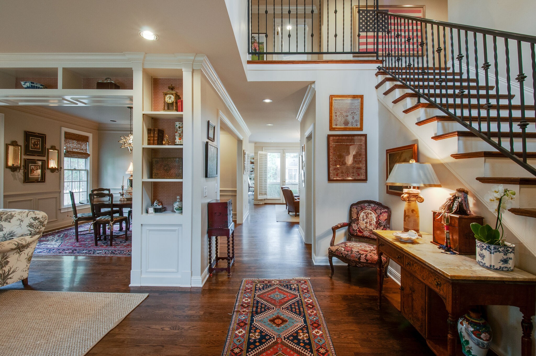 302 Page Road Nashville, TN 37205 - Photo 4 of 42 a view of a living room and dining room