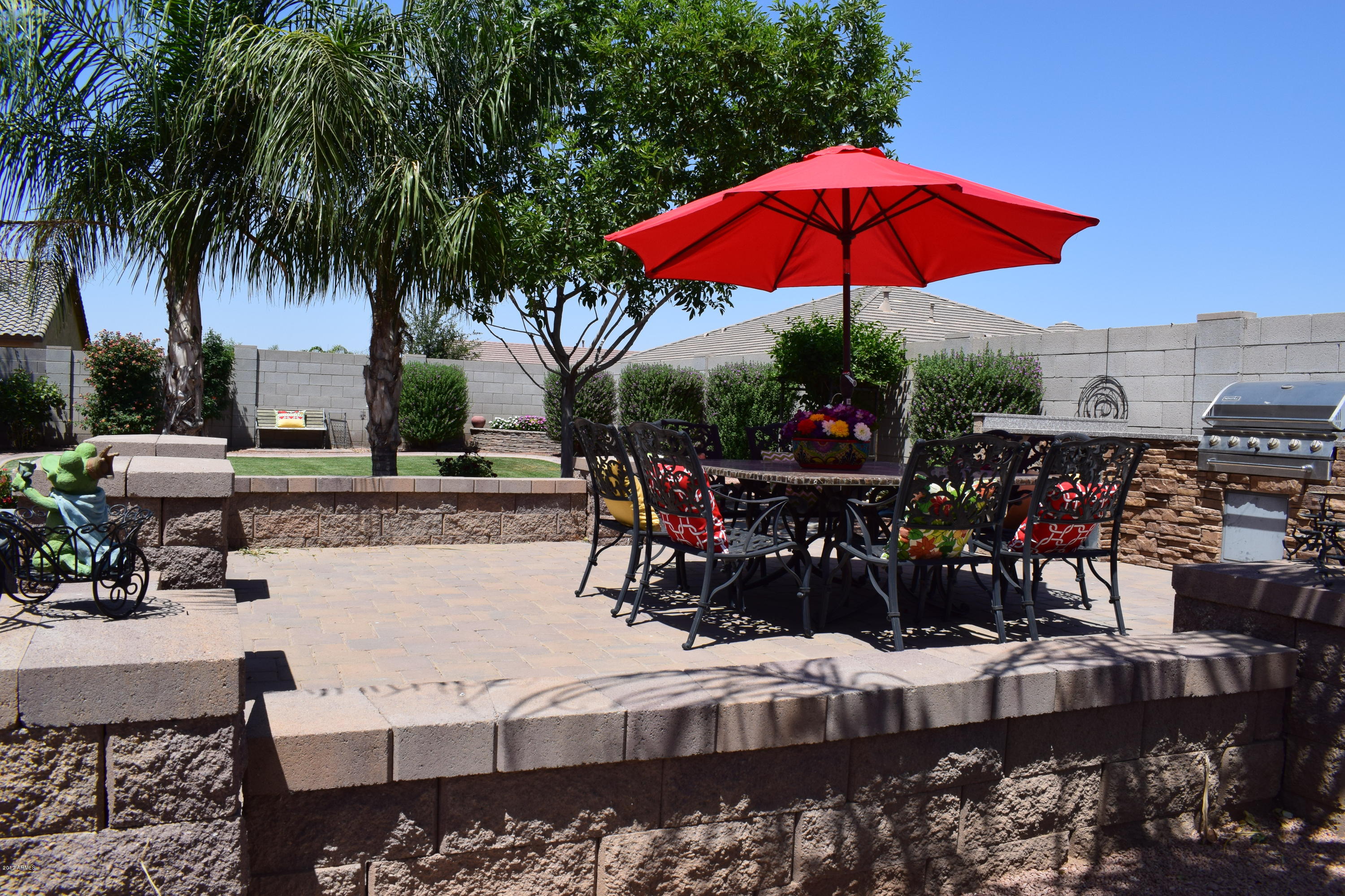 21982 East Rosa Road Queen Creek, AZ 85142 - Photo 35 of 40 a view of a swimming pool with a patio