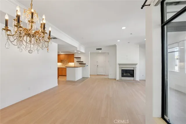 a view of a kitchen with a sink