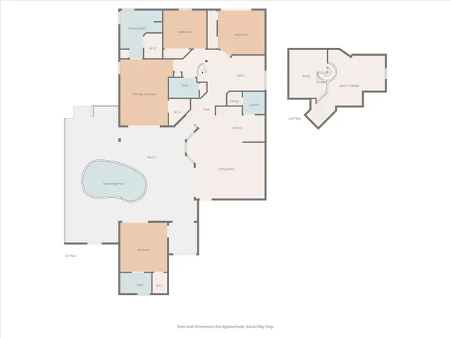 a picture of a bench in a white house