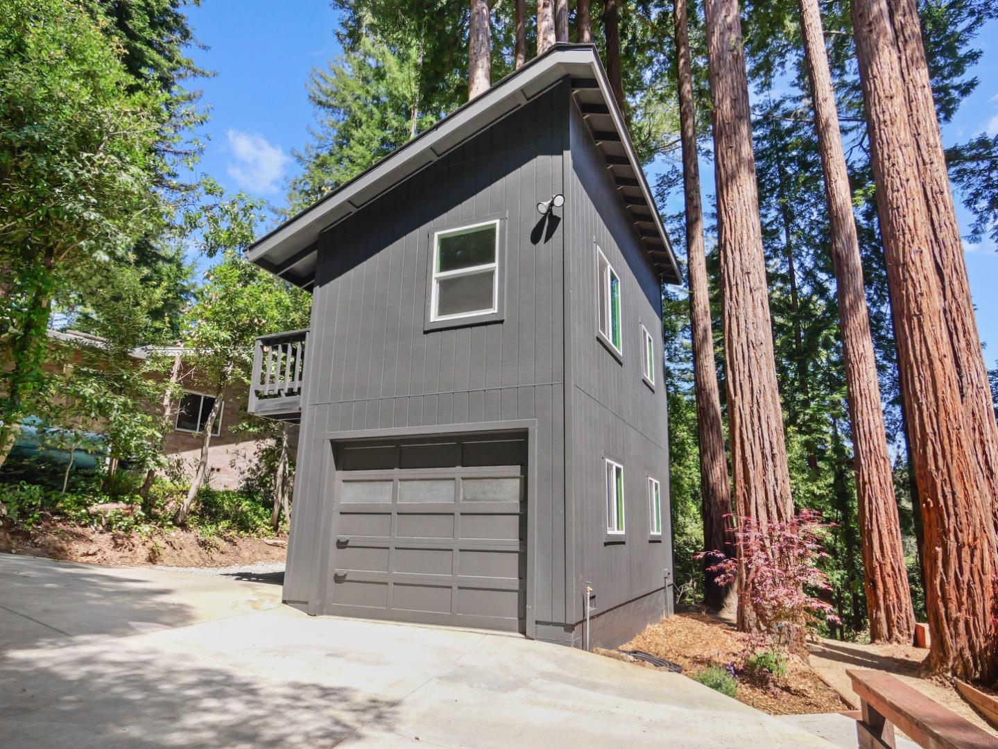 1495 McLellan Road Felton, CA 95018 - Photo 15 of 20 a front view of a house with a yard