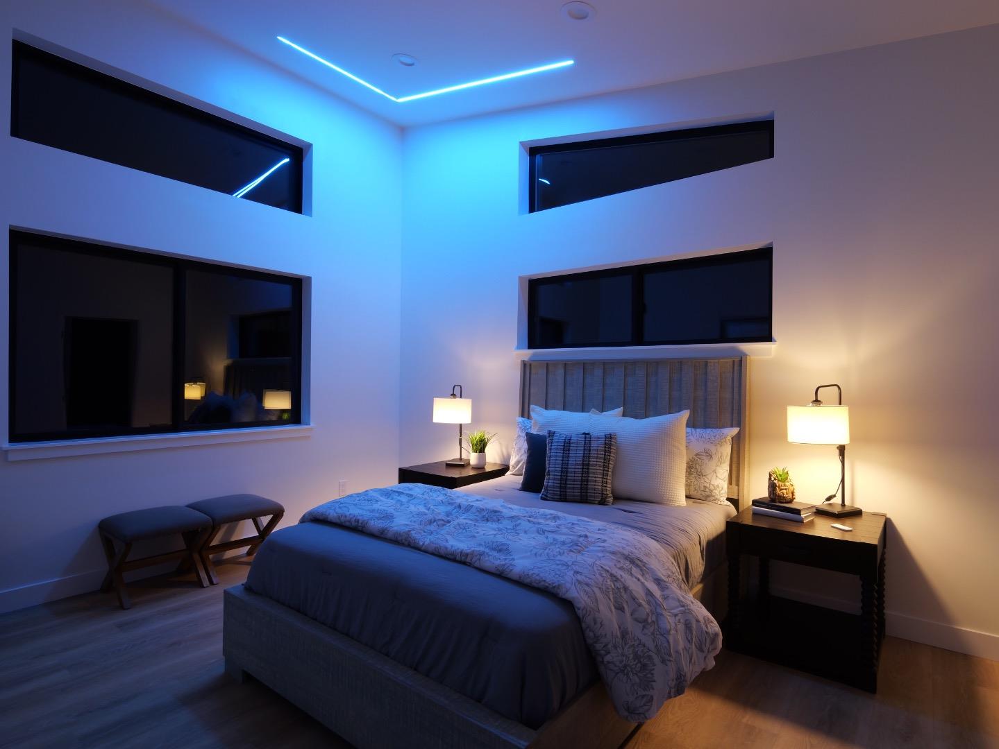 1495 McLellan Road Felton, CA 95018 - Photo 9 of 20 a bedroom with a bed and a television