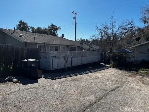a view of patio with a yard