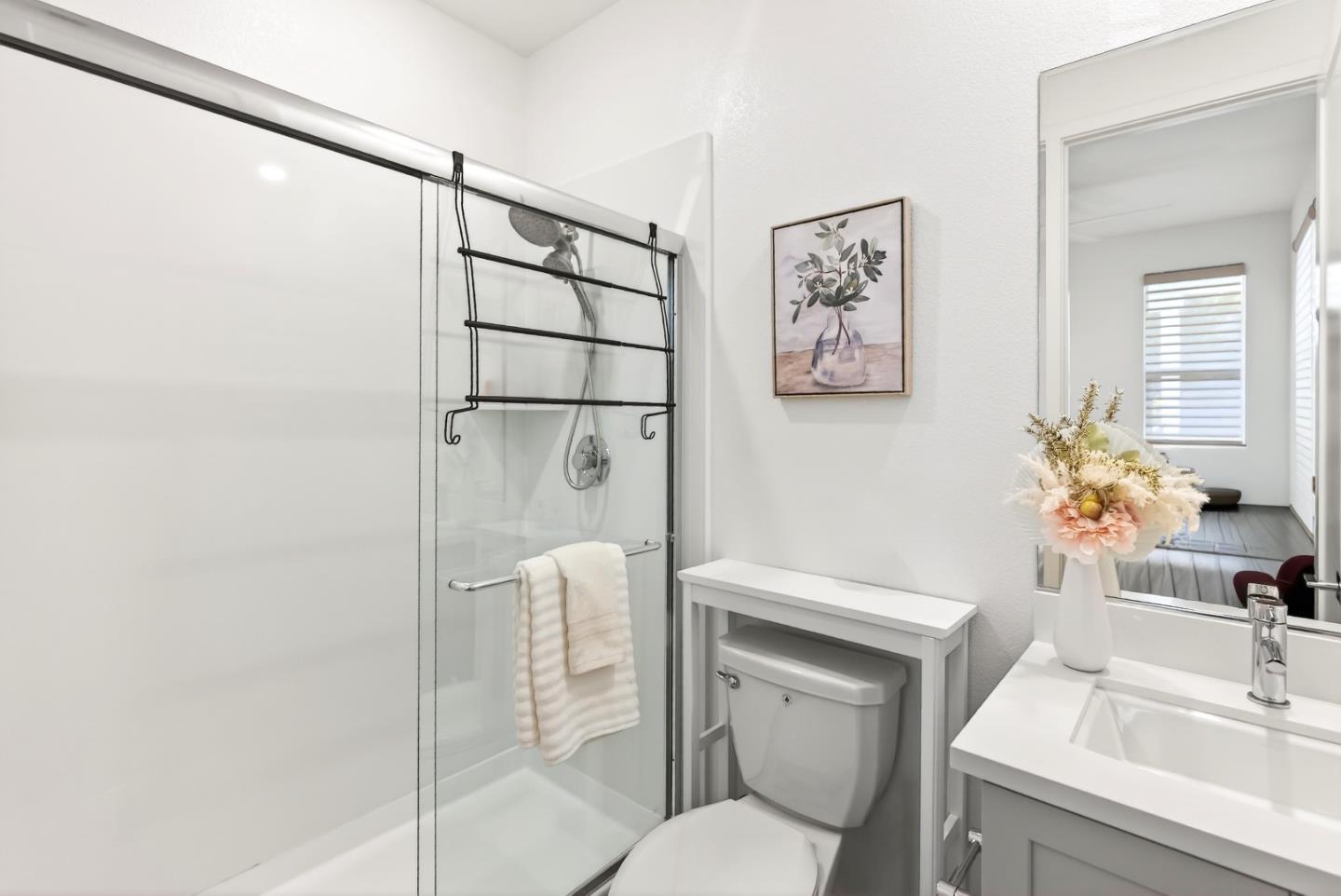 2268 Mora Place Mountain View, CA 94040 - Photo 6 of 38 a bathroom with a sink toilet and shower