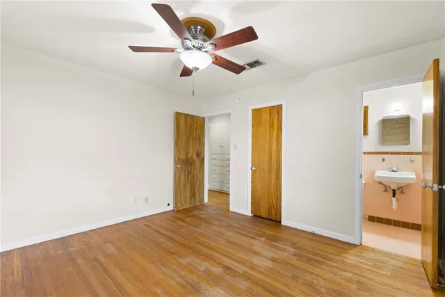 wooden floor in an empty room