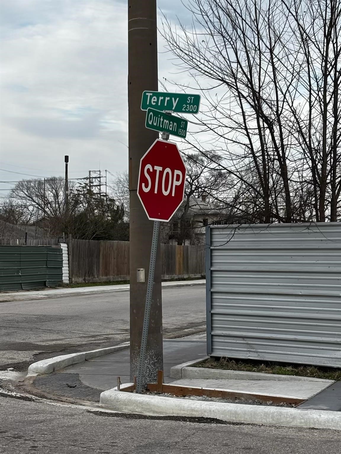 1412 Quitman Street Houston, TX 77009 - Photo 5 of 5 a sign board on the side of a road