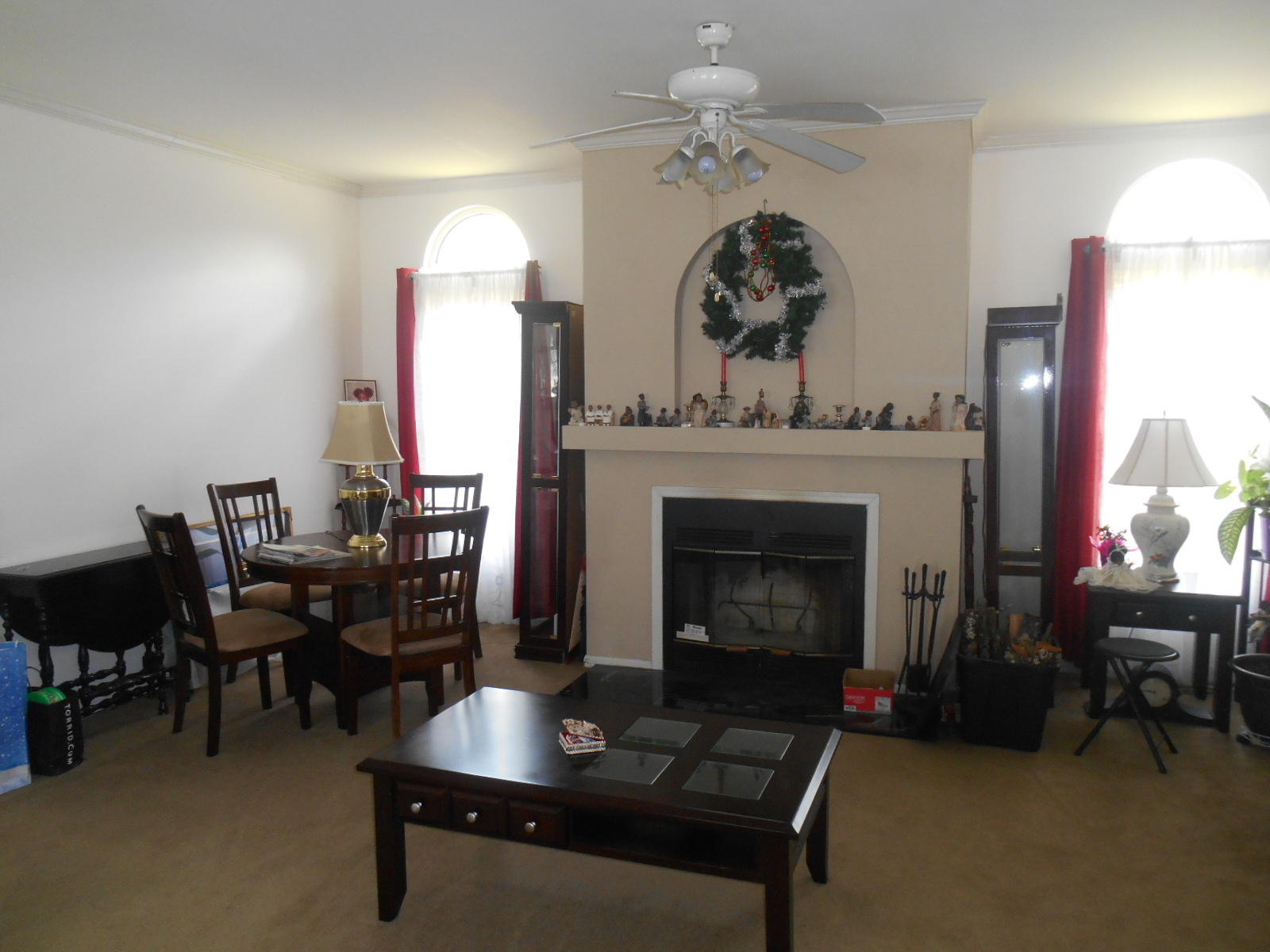 230 Grace Chapel Church Road Hamlet, NC 28345 - Photo 3 of 15 Living/Dining Combo