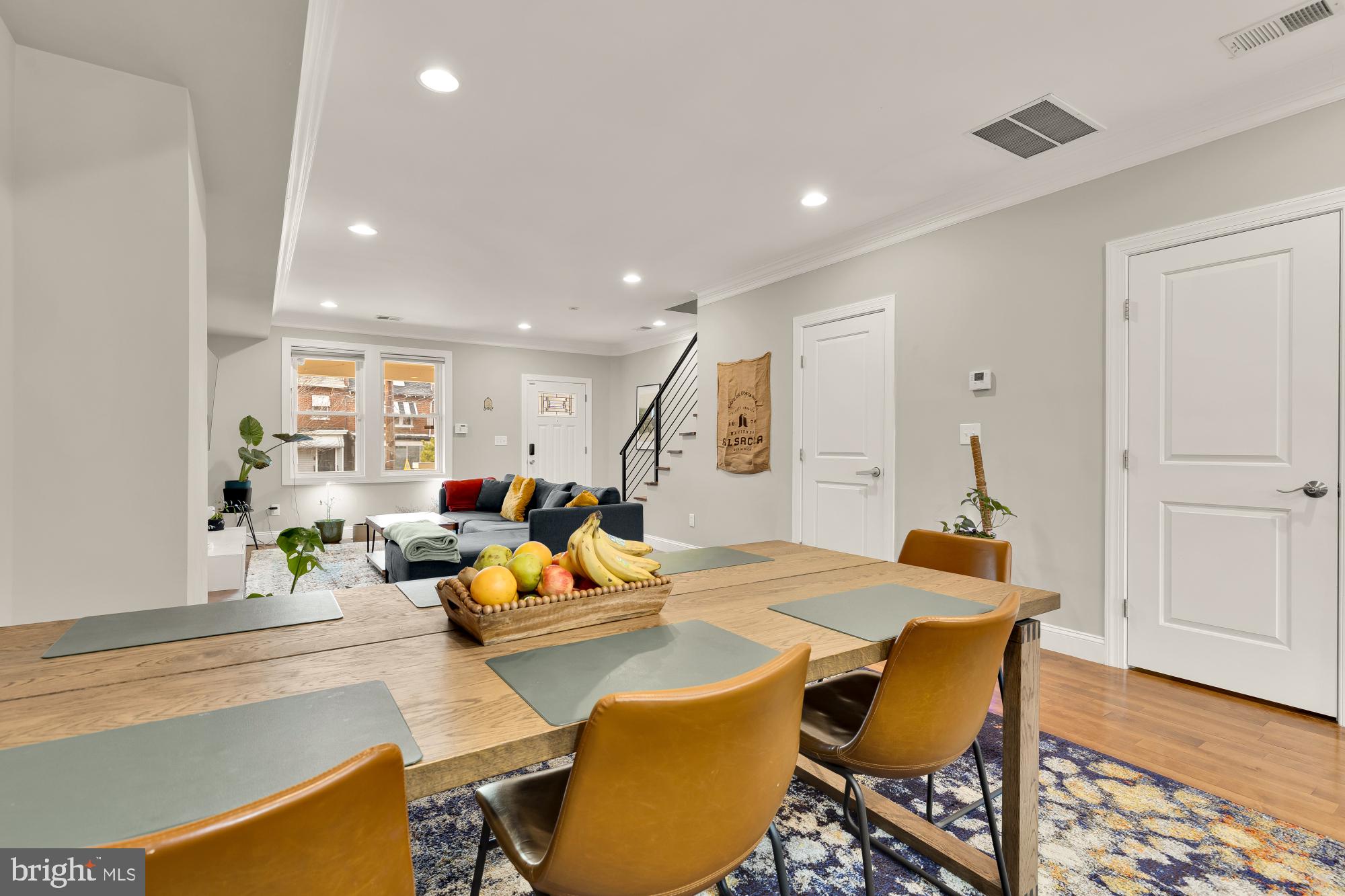 4917 4th Street Northwest Washington, DC 20011 - Photo 8 of 26 a living room with furniture and wooden floor
