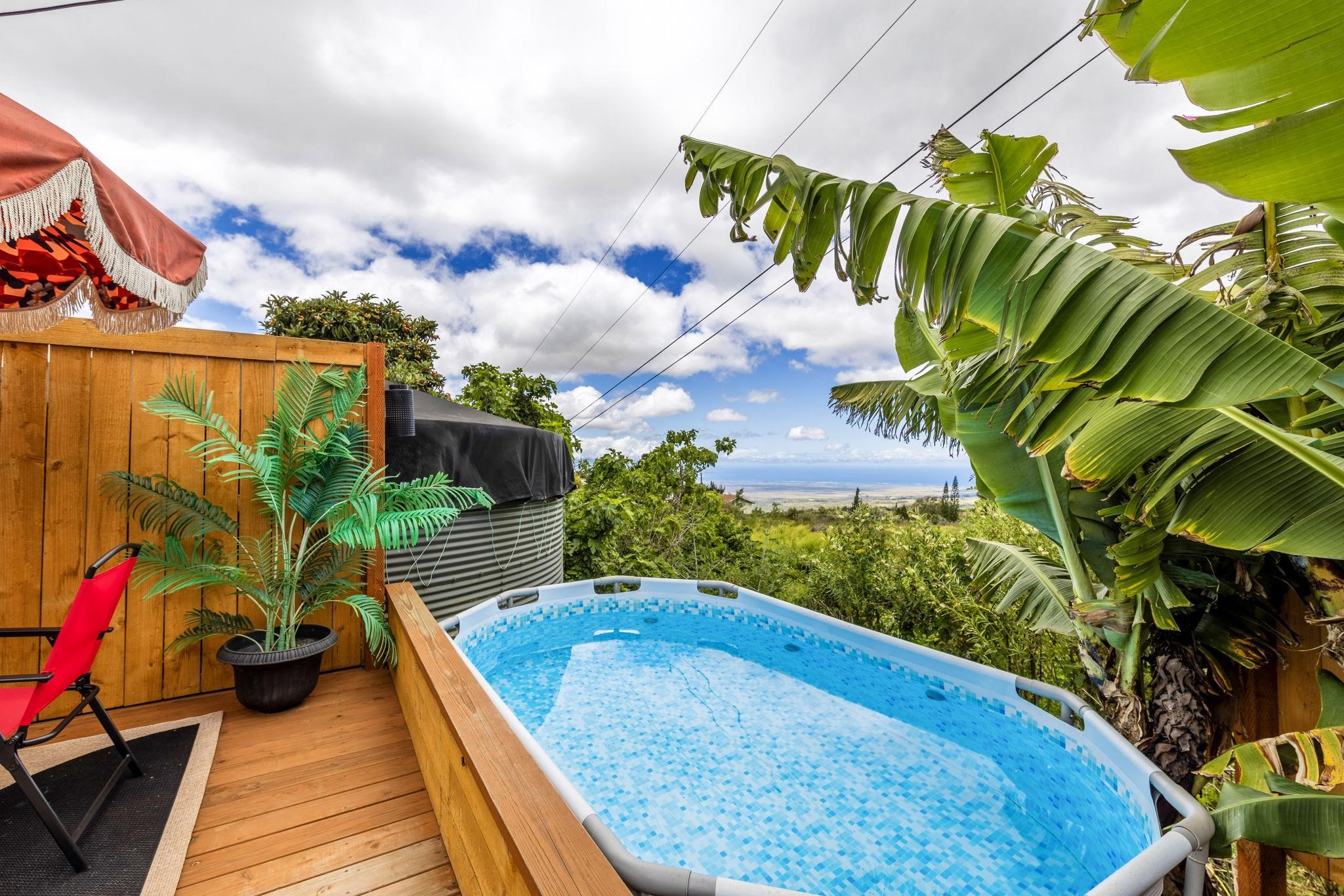 59 Waipoli Road Kula, HI 96790 - Photo 36 of 47 a view of swimming pool with a backyard