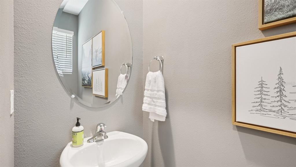 32479 Welling Blade Loop Wesley Chapel, FL 33545 - Photo 14 of 39 a bathroom with a sink and a mirror