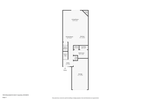 $184,900 | 1915 Riverside Drive, Unit F, Green Bay, WI 54313