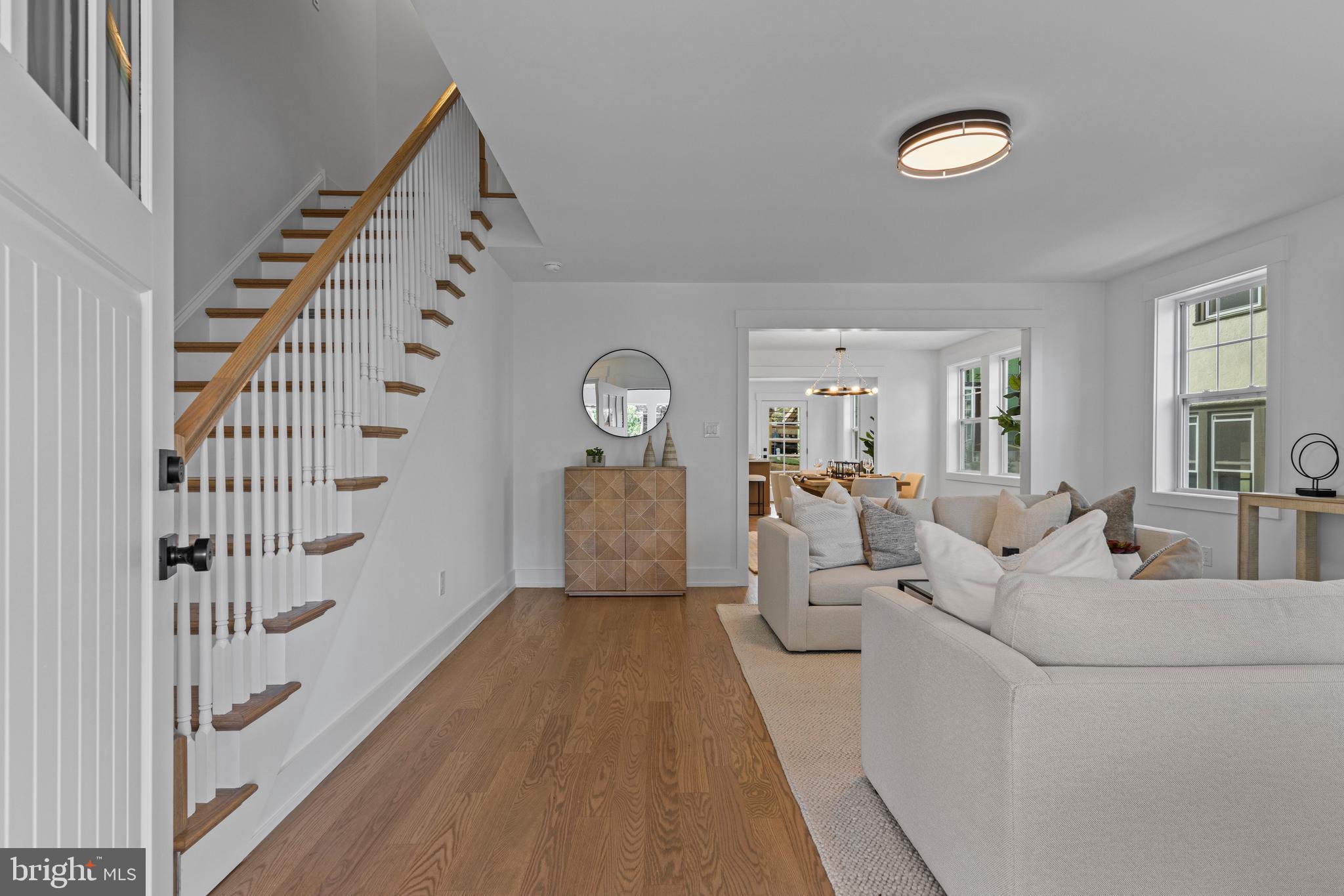 142 Merion Avenue Narberth, PA 19072 - Photo 8 of 67 light white oak hardwood floors main level