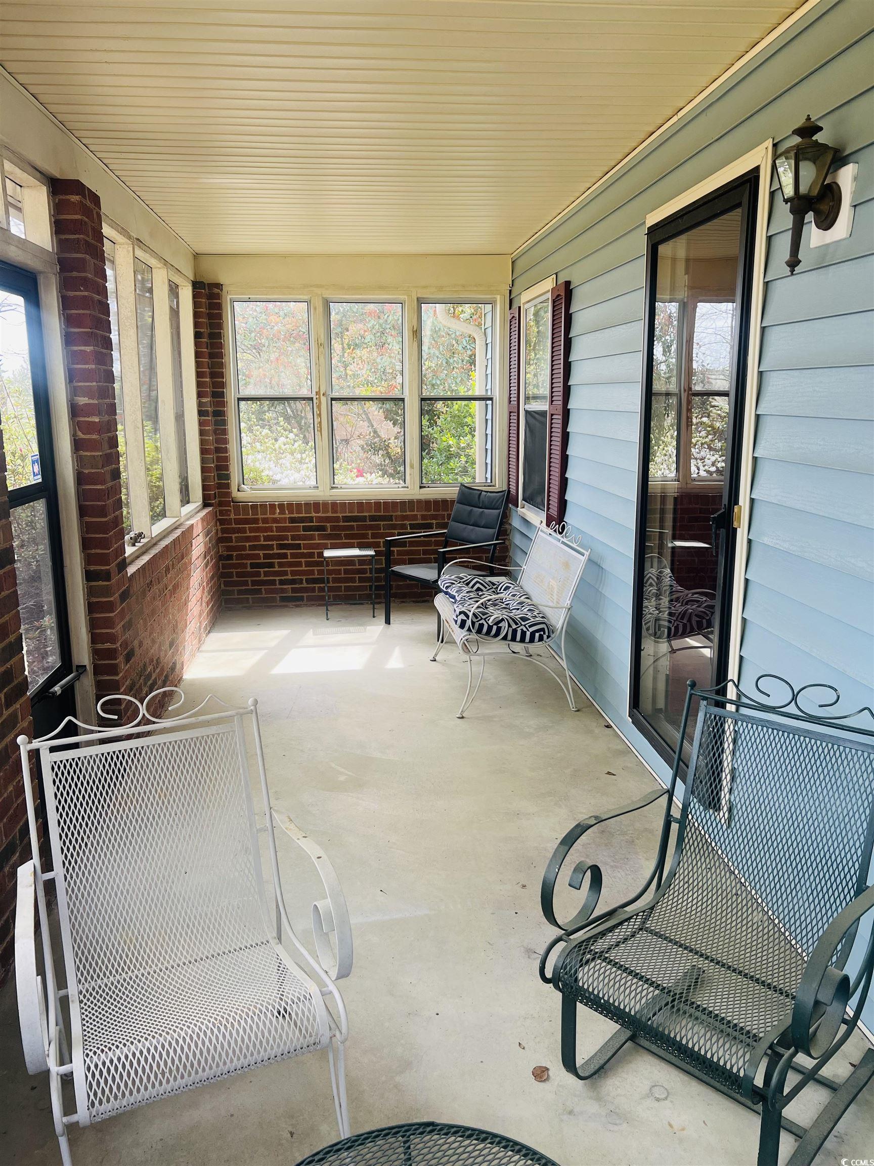 664 4 Mile Loop Cheraw, SC 29520 - Photo 8 of 27 View of sunroom