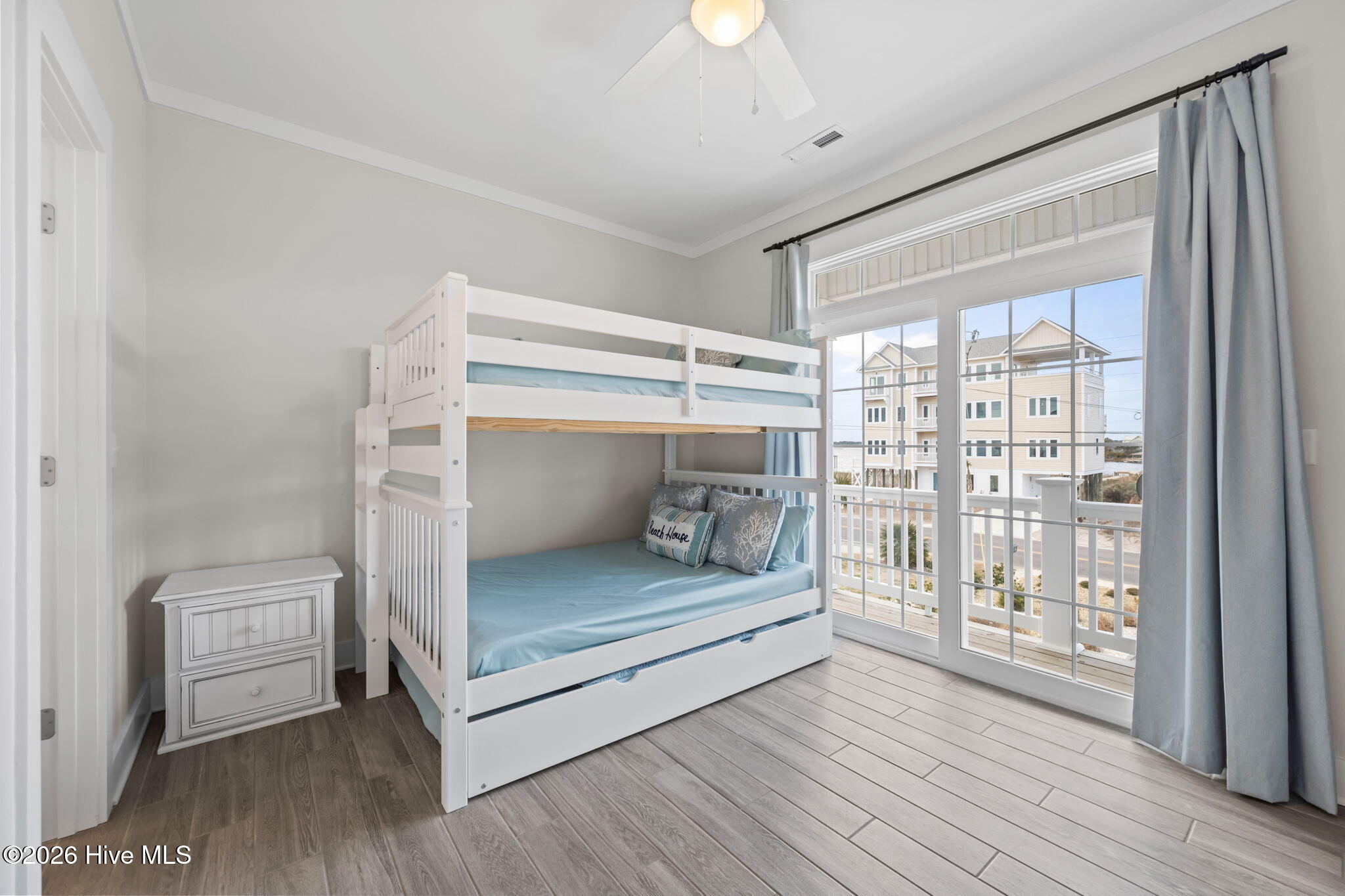728 New River Inlet Road North Topsail Beach, NC 28460 - Photo 38 of 61 Balcony Bedroom