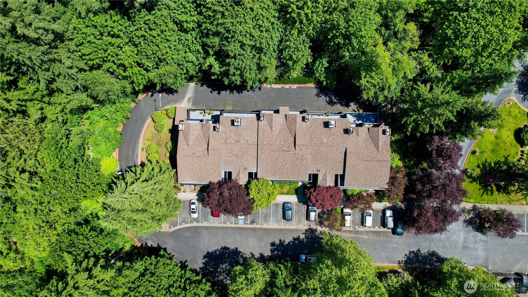 16019 Waynita Way Northeast, Unit F207 Bothell, WA 98011 - Photo 27 of 39 an aerial view of a house with outdoor space