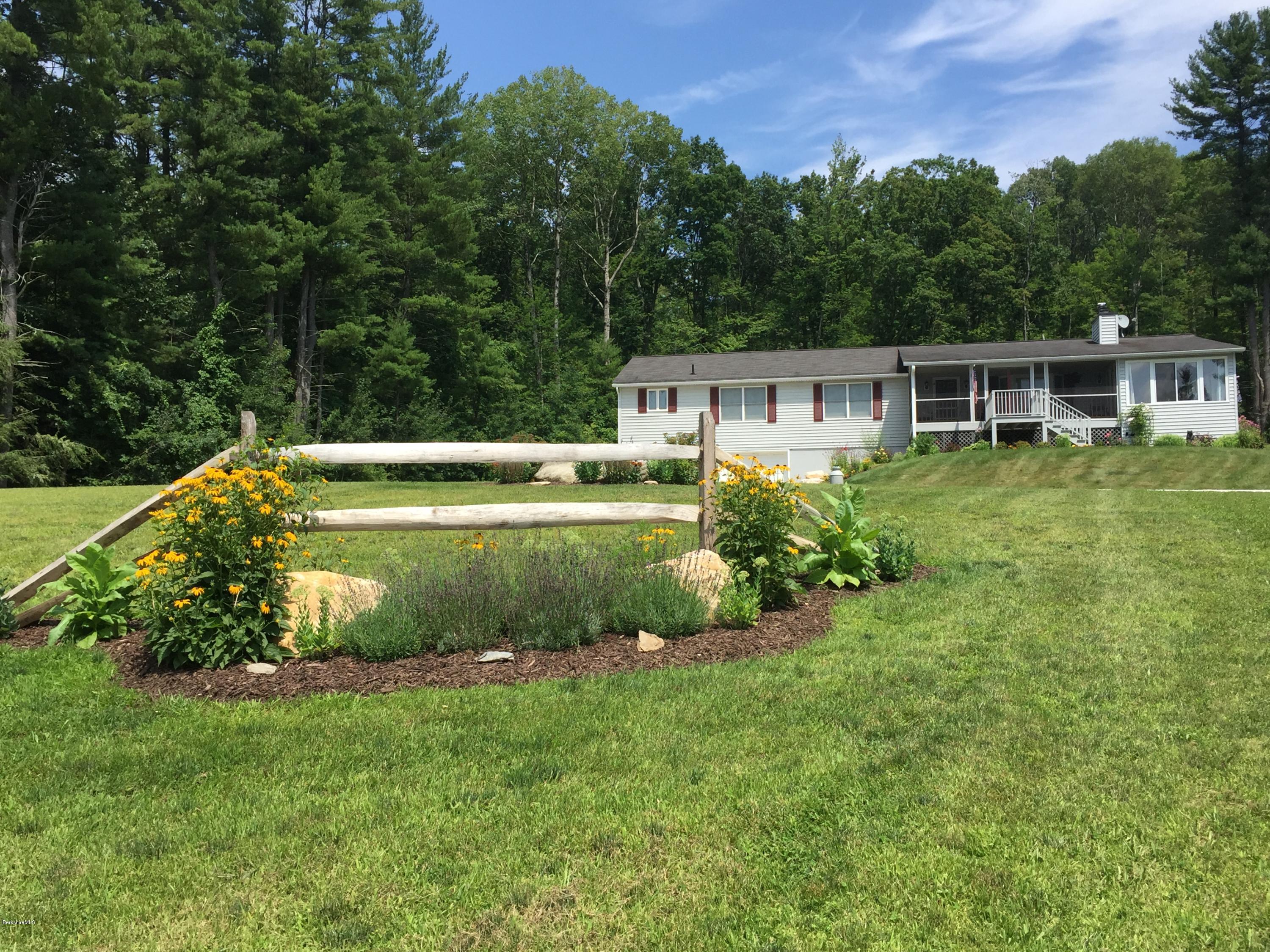 181 Bunce Road South Sheffield, MA 01222 - Photo 16 of 22 a view of a house with a yard