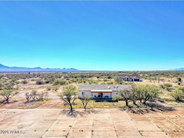 a view of an outdoor space and mountain