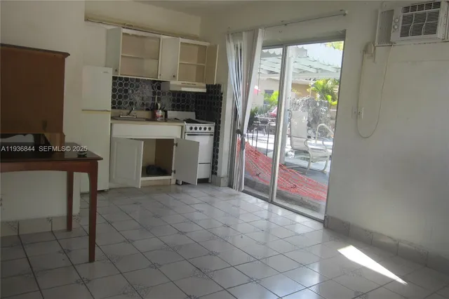 a room with a desk and chair