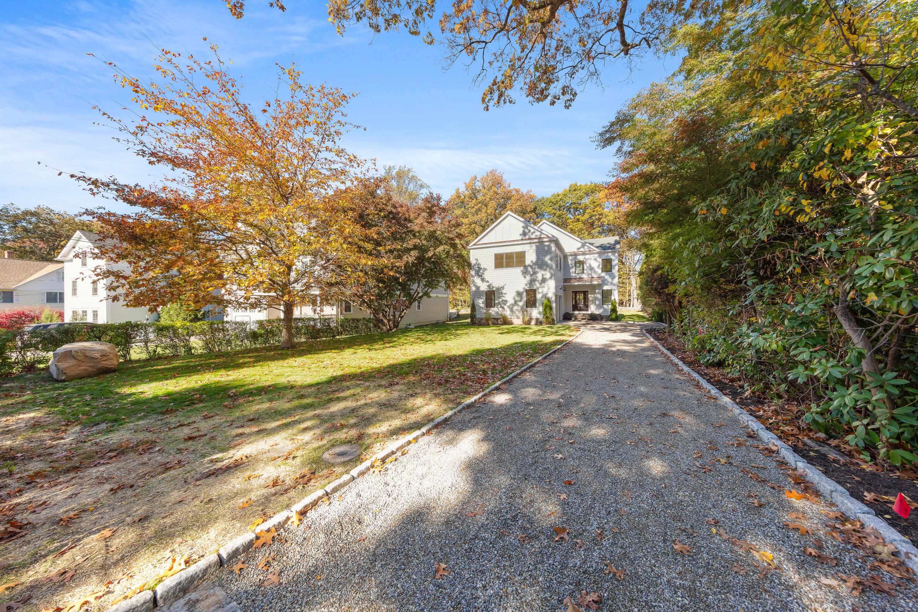 14 Edgewood Road Darien, CT 06820 - Photo 34 of 38 a view of a house with a yard