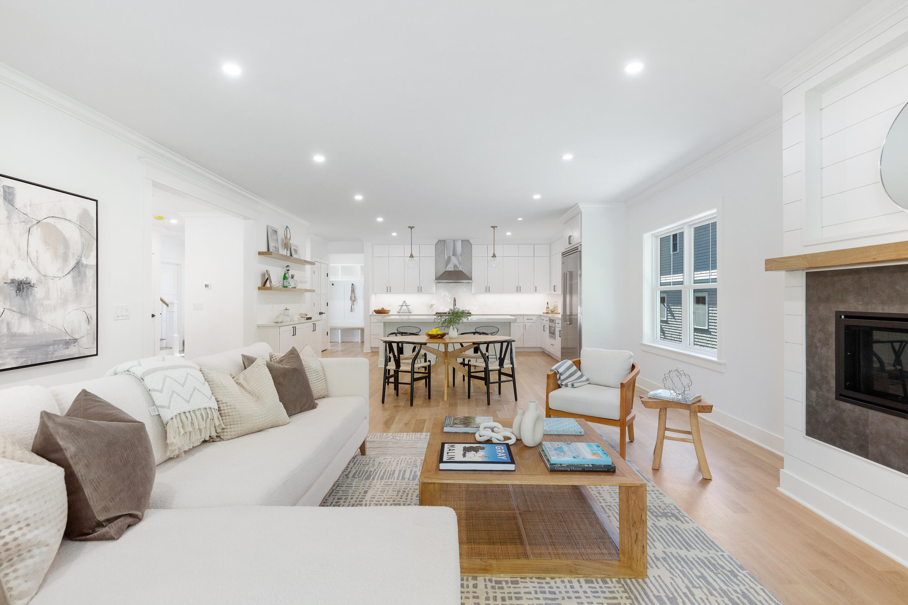 14 Edgewood Road Darien, CT 06820 - Photo 5 of 38 a living room with furniture and a fireplace