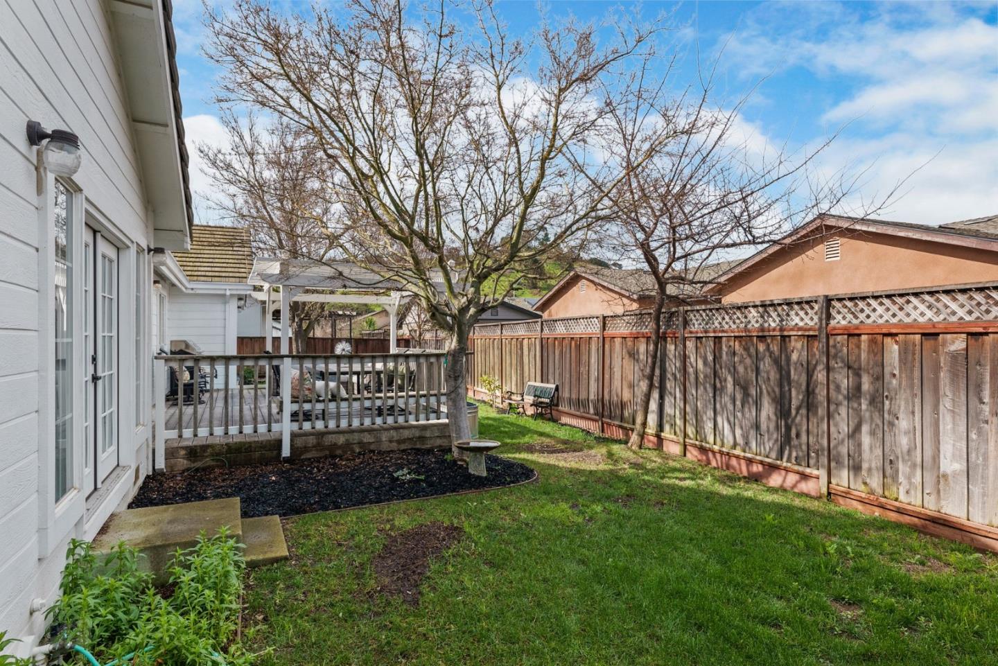 75 Paloma Drive Morgan Hill, CA 95037 - Photo 46 of 53 a view of backyard with deck and garden