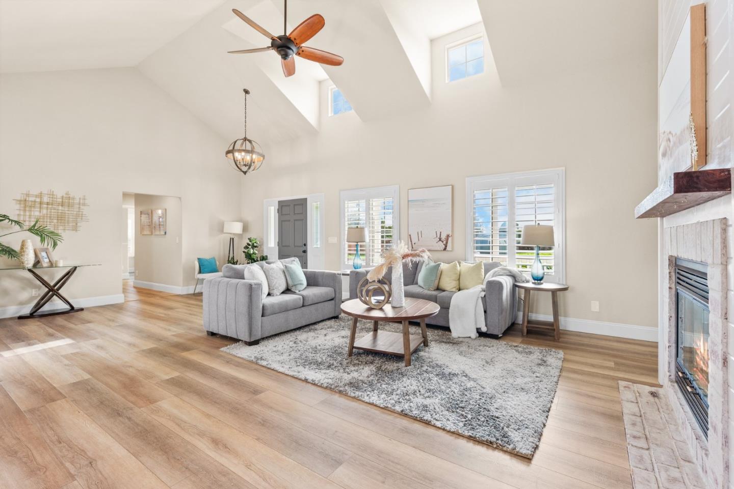 75 Paloma Drive Morgan Hill, CA 95037 - Photo 8 of 53 a living room with furniture and a fireplace