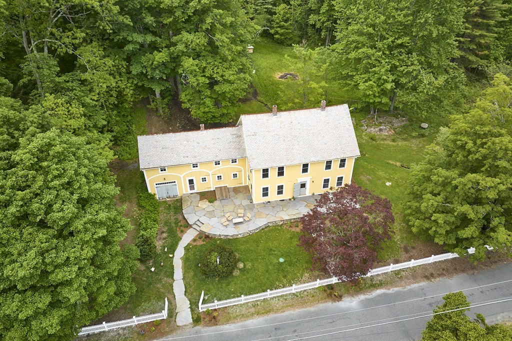 39 Laurel Mountain Road Haydenville, MA 01039 - Photo 39 of 42 an aerial view of a house with garden space and street view