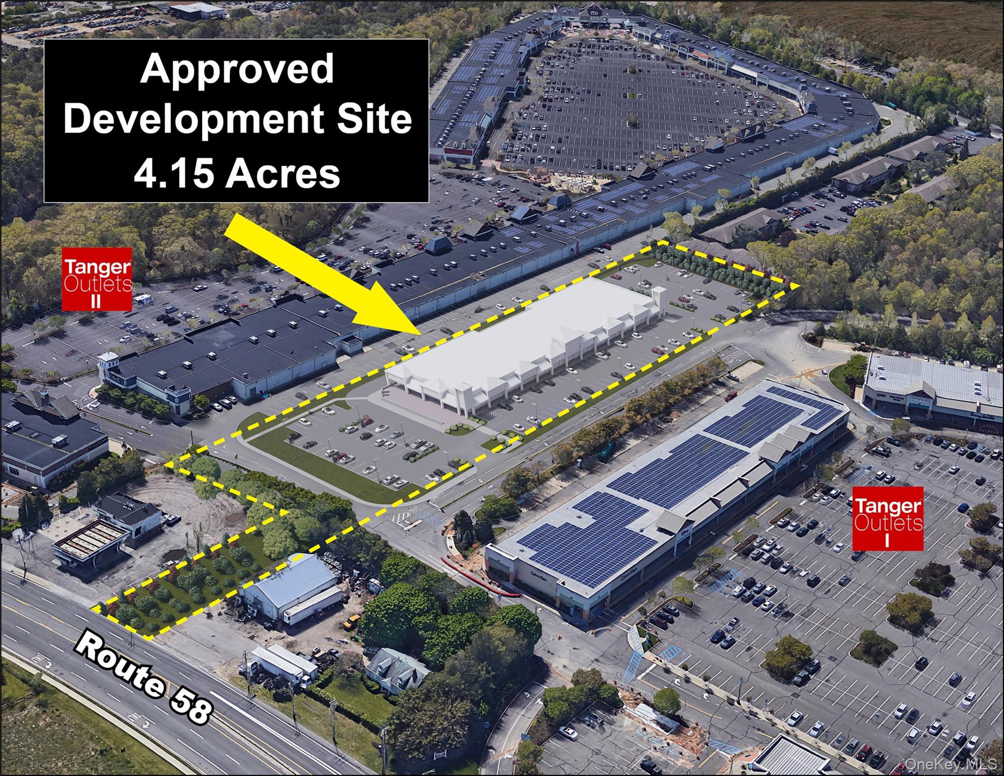 2009 Old Country Road Riverhead, NY 11901 - Photo 5 of 9 Artist Rendering of site plan approved 31,000 sq.ft. building