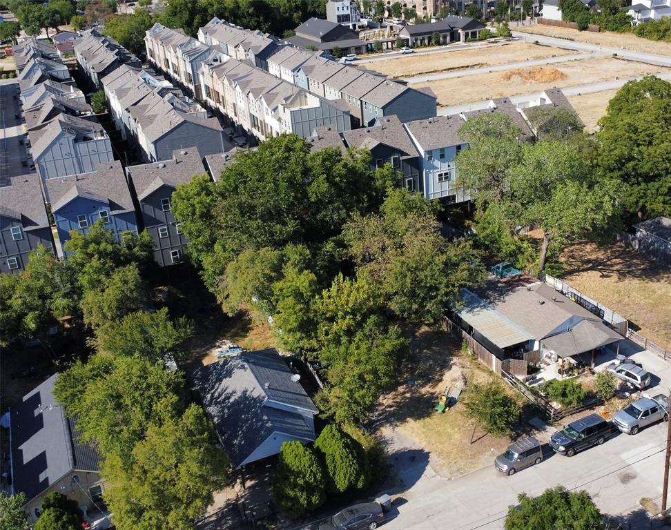 1333 Amos Street Dallas, TX 75212 - Photo 3 of 12 an aerial view of multiple houses with yard