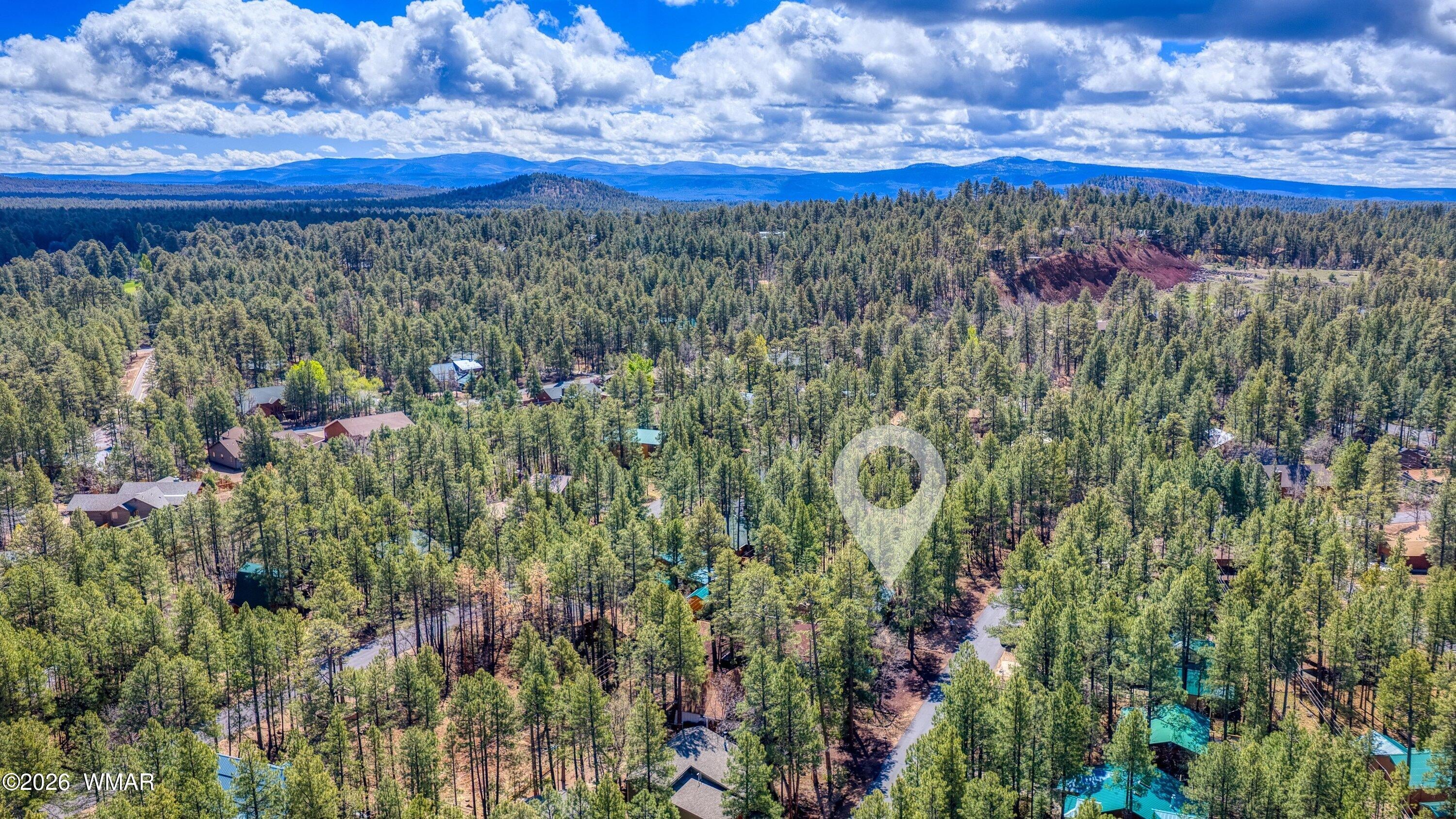 3523 Turkey Track Road Pinetop, AZ 85935 - Photo 25 of 26 Aerial 1