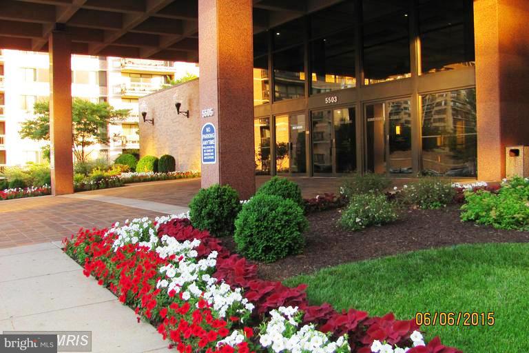 5501 Seminary Road, Unit 1006S Falls Church, VA 22041 - Photo 2 of 31 a front view of a building with flowers