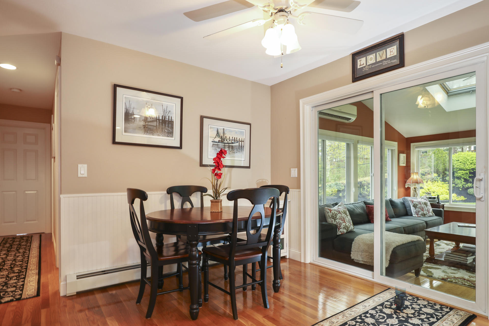 1356 Old Post Road Marstons Mills, MA 02648 - Photo 14 of 53 a view of a dining room with furniture window and outside view