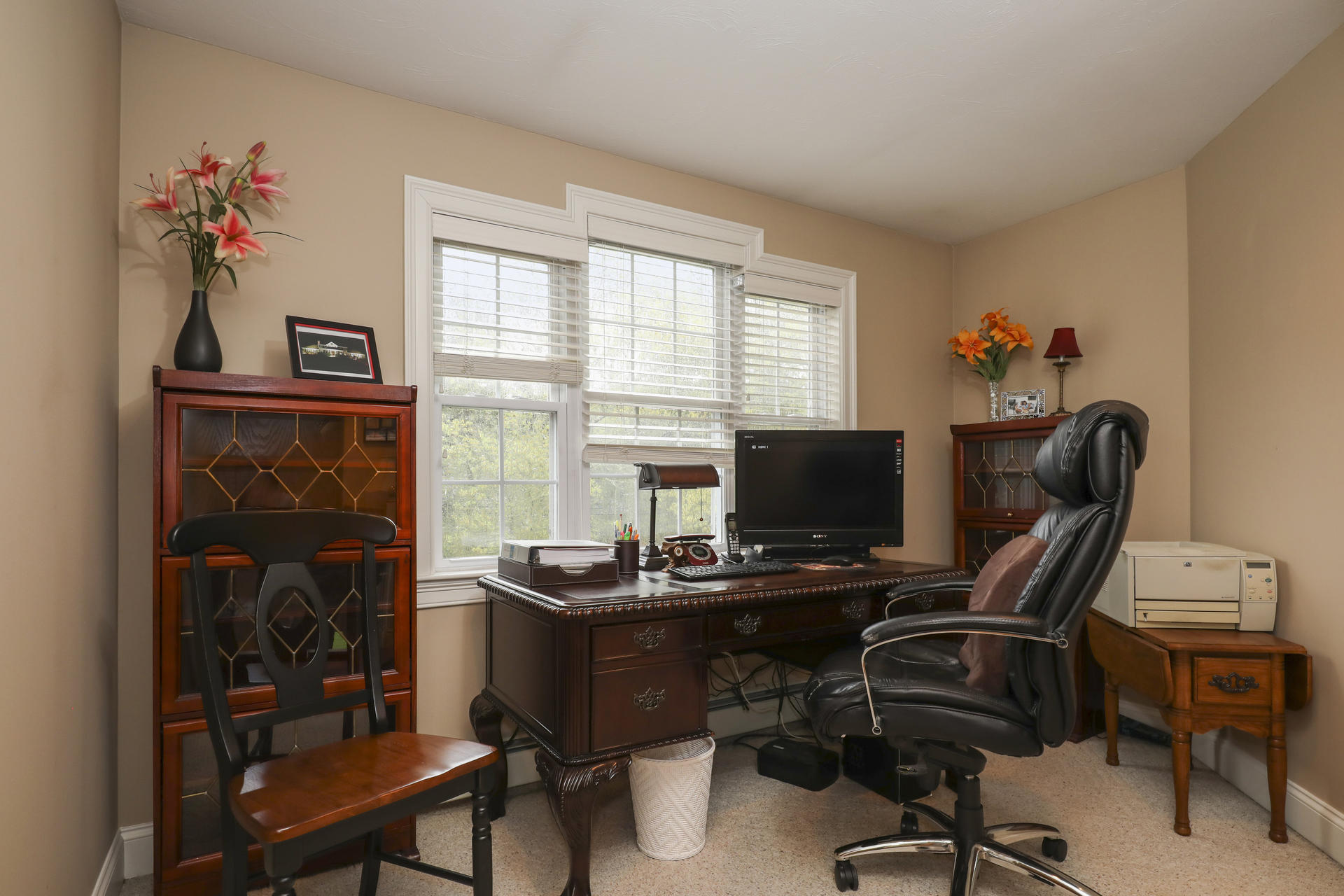 1356 Old Post Road Marstons Mills, MA 02648 - Photo 30 of 53 a view of a workspace with furniture and a window