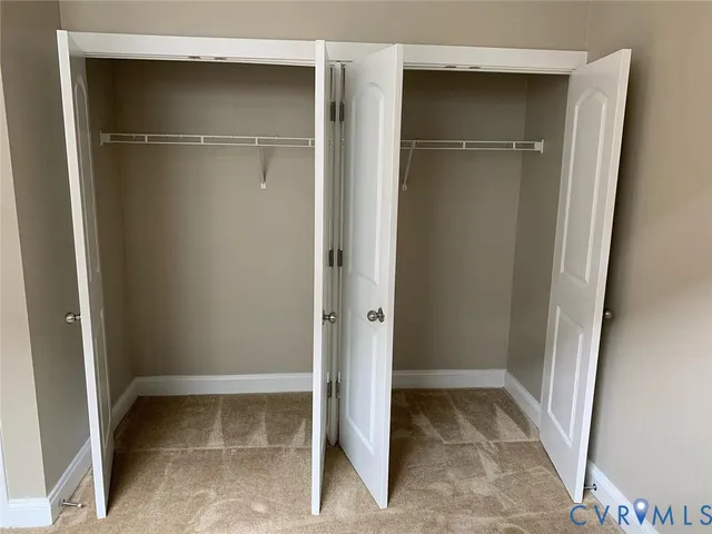 a view of room with closet