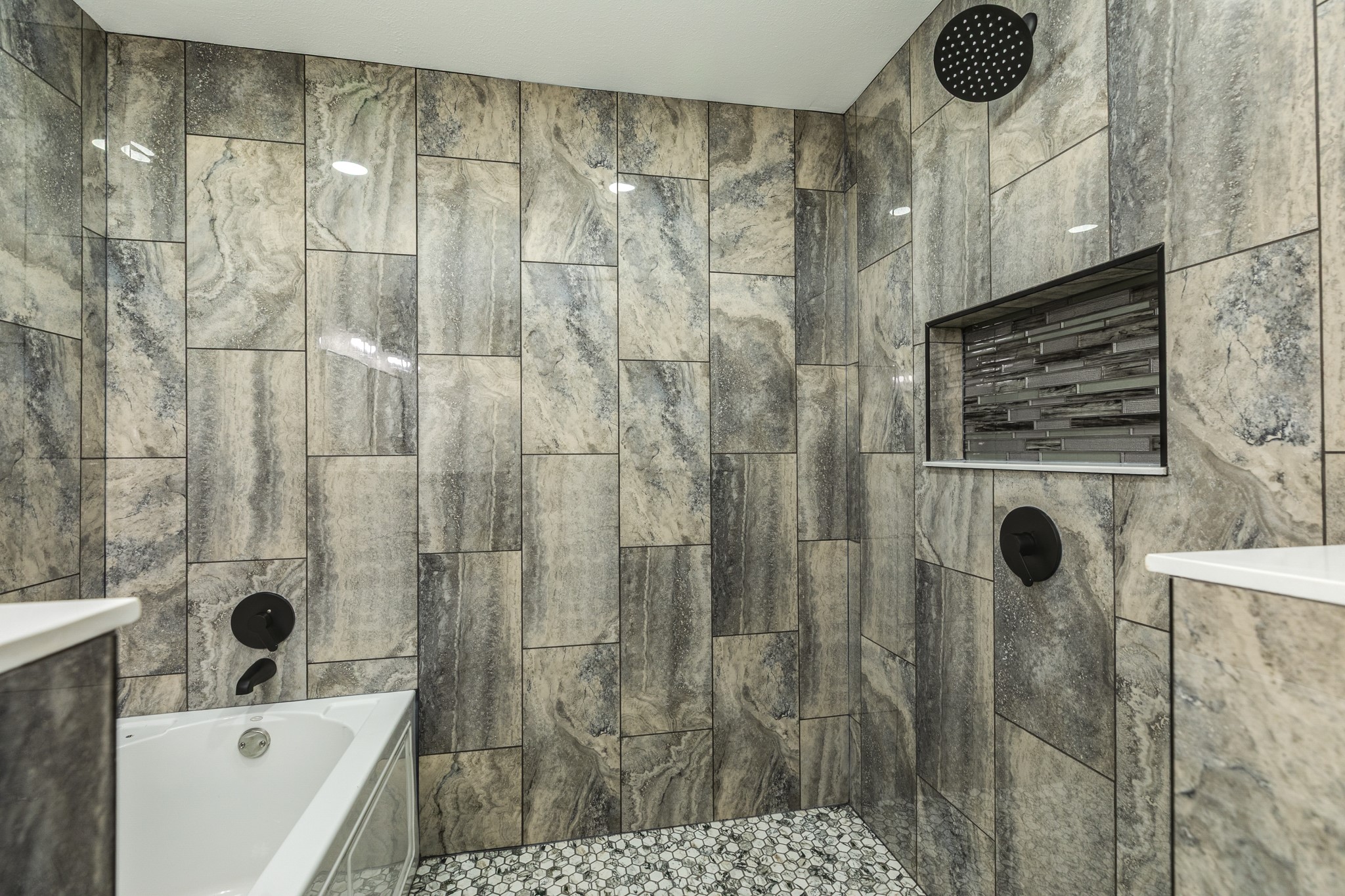 207 Stockman Street Sweeny, TX 77480 - Photo 17 of 22 a bathroom with a sink a toilet and shower