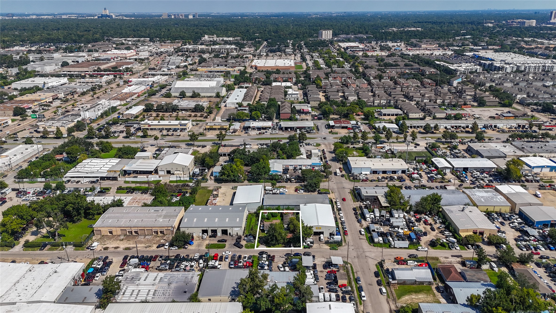 8710 Daffodil Street Houston, TX 77063 - Photo 3 of 7 an aerial view of a city
