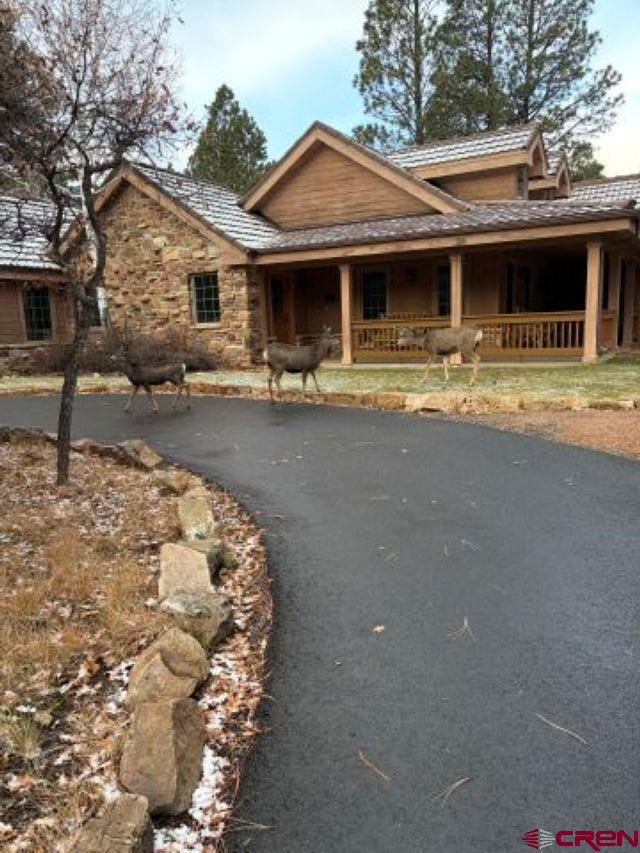 203 Puma Lane Ridgway, CO 81432 - Photo 11 of 43 a front view of a house with swimming pool