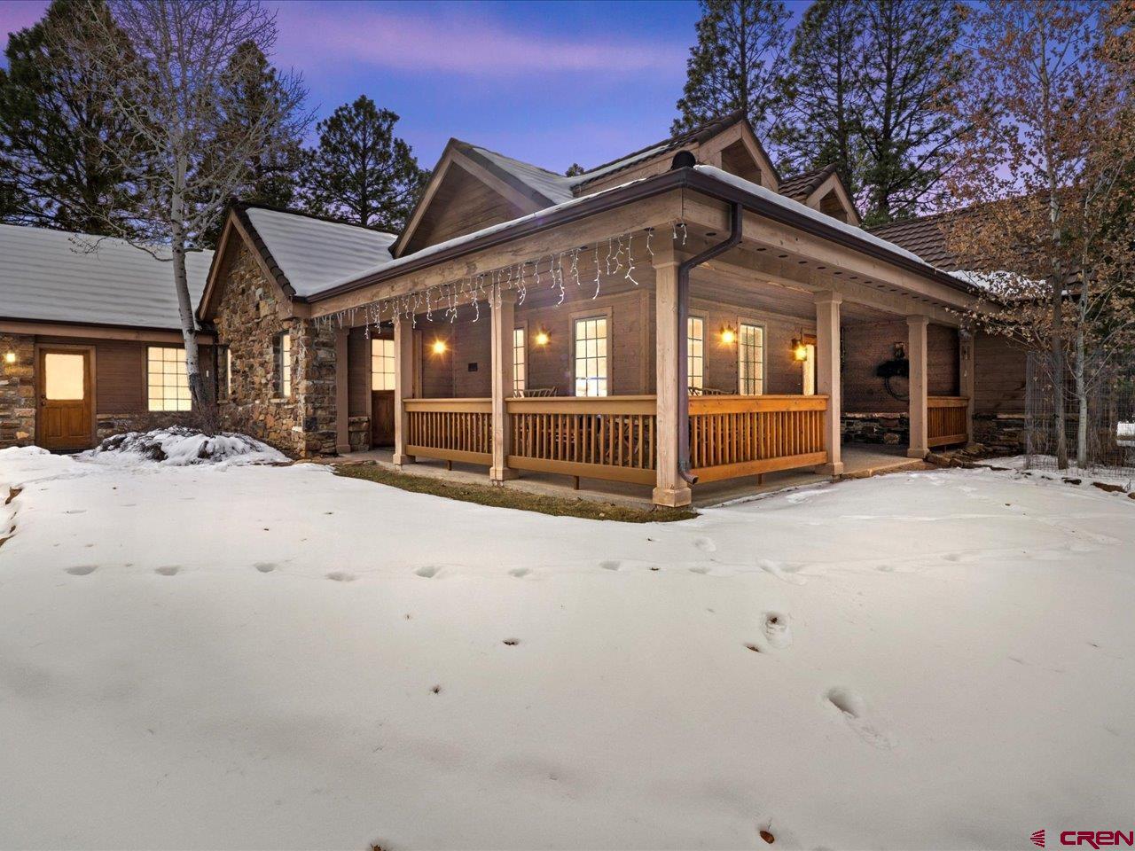 203 Puma Lane Ridgway, CO 81432 - Photo 10 of 43 a view of a house with a yard covered in snow