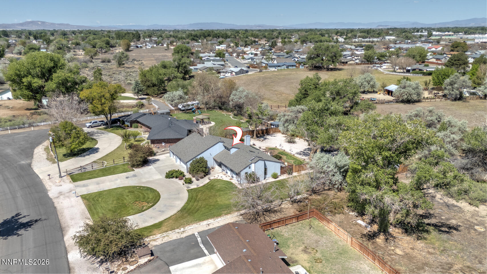 1500 Manchester Circle Fallon, NV 89406 - Photo 2 of 41 an aerial view of a house with outdoor space