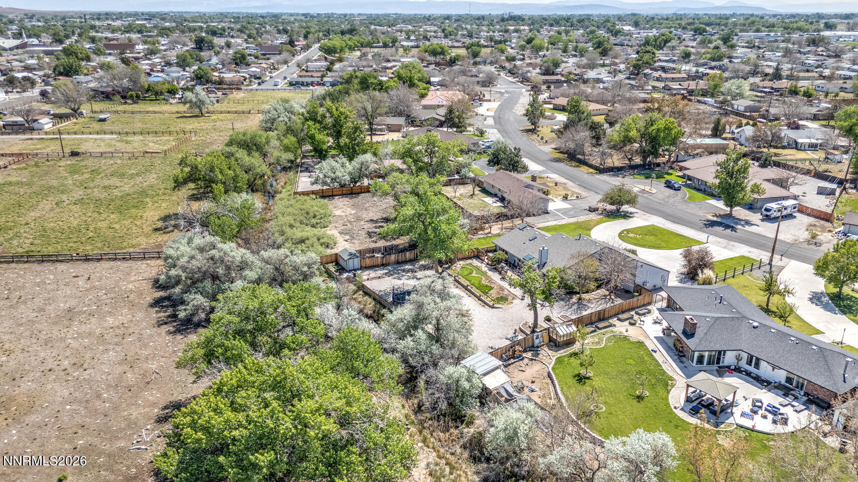 1500 Manchester Circle Fallon, NV 89406 - Photo 39 of 41 an aerial view of residential houses with outdoor space