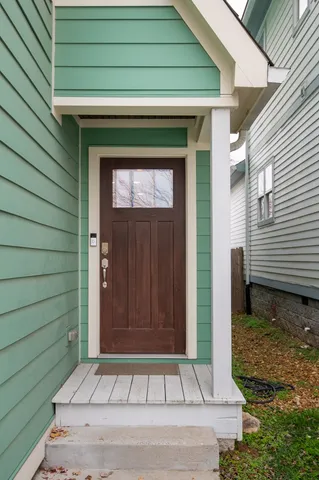 a view of house entrance