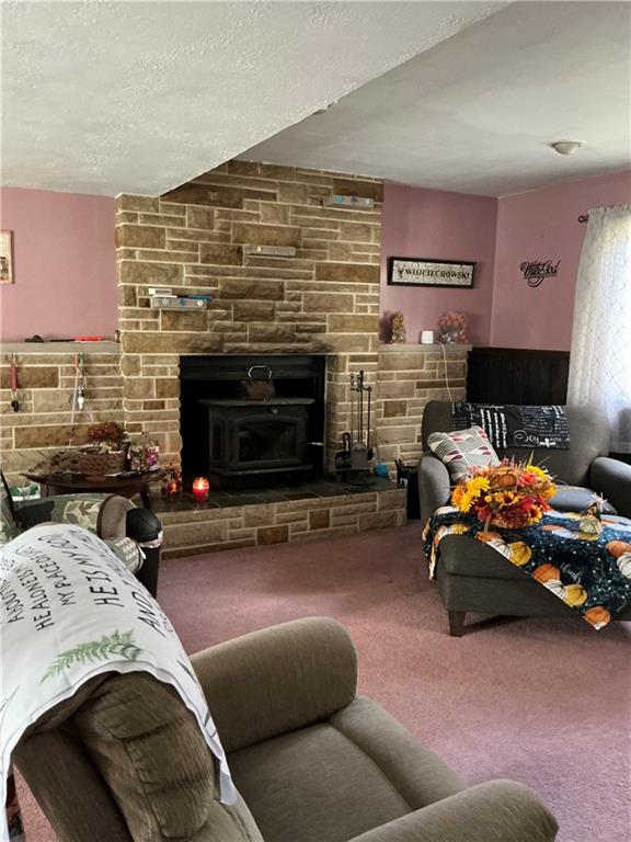 1652 Frew Mill Road New Castle, PA 16101 - Photo 3 of 25 a bedroom with furniture and a fireplace