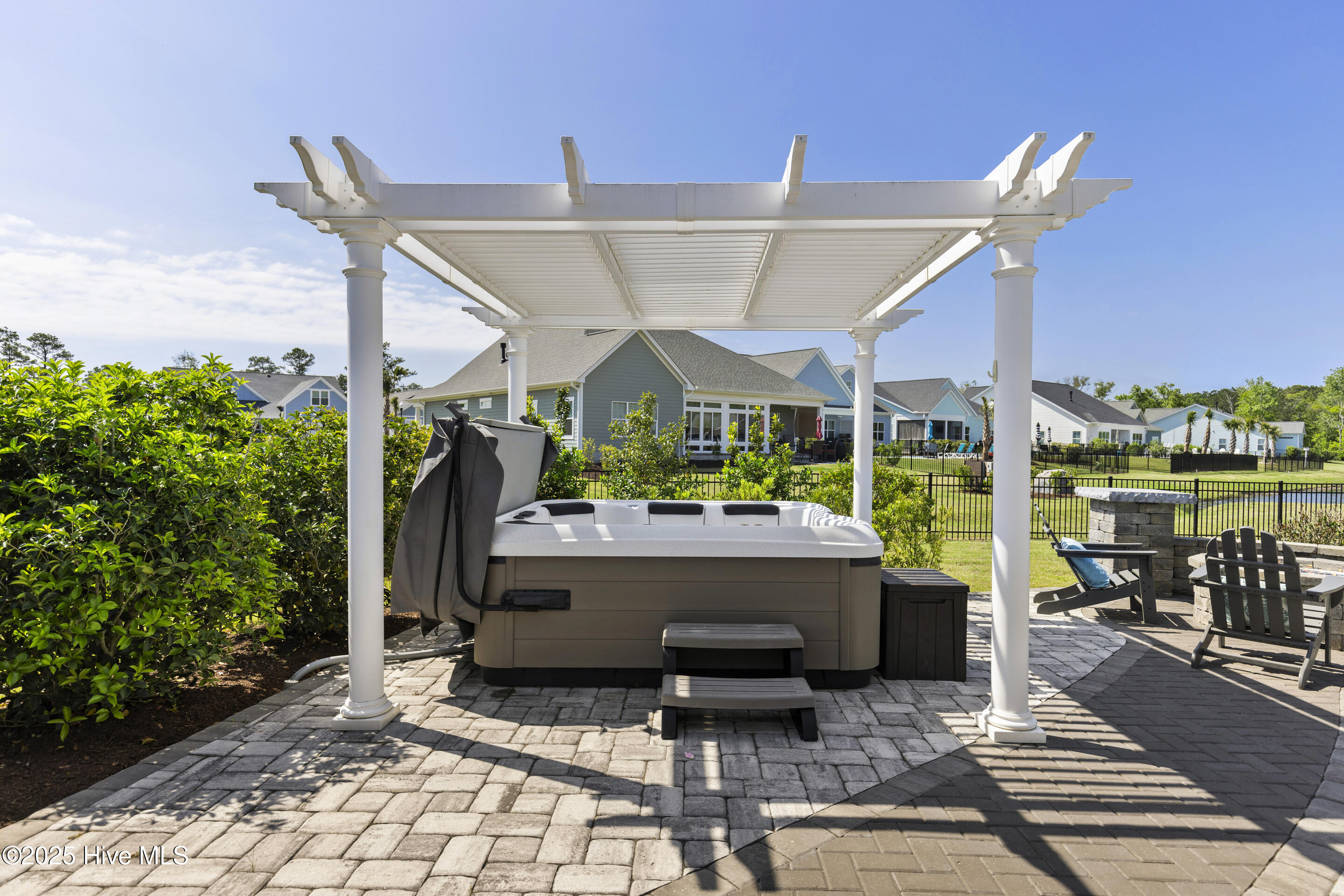 1378 Long Pond Road Southwest Ocean Isle Beach, NC 28469 - Photo 41 of 57 Hot tub/pergola