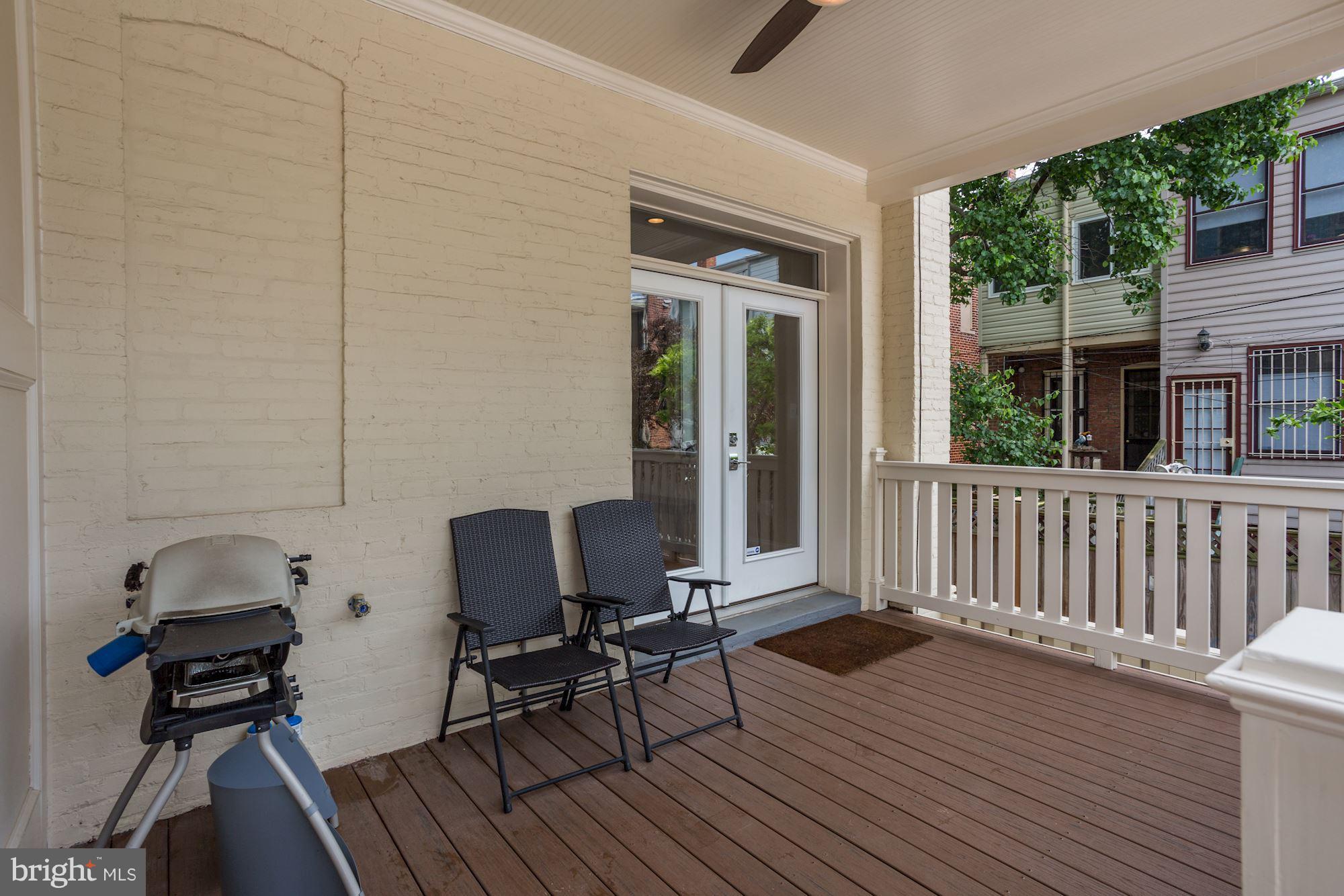 1210 Independence Avenue Southeast Washington, DC 20003 - Photo 14 of 29 Covered veranda off kitchen