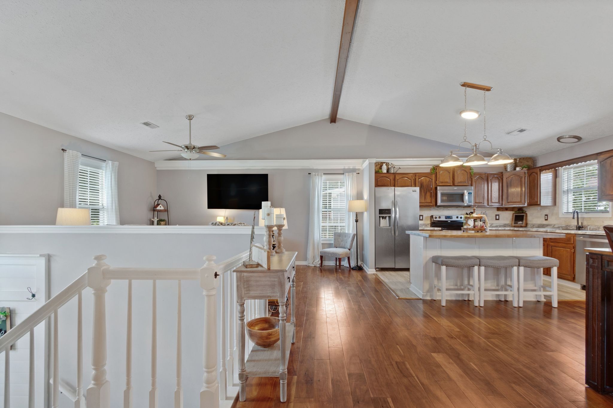 2137 Lee Road Spring Hill, TN 37174 - Photo 11 of 49 a living room with furniture and a flat screen tv