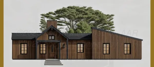 a black car parked in front of a house